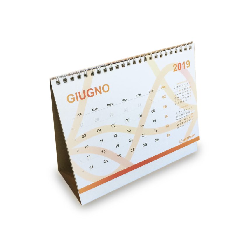 Calendario da tavolo personalizzato