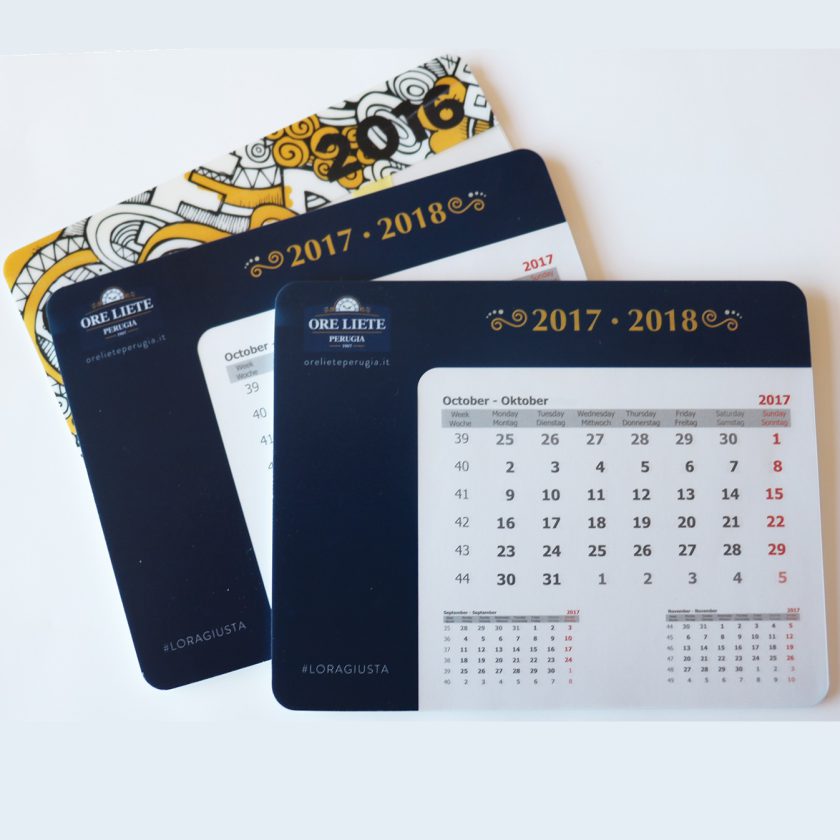 Calendario optico Mousepad (universale)