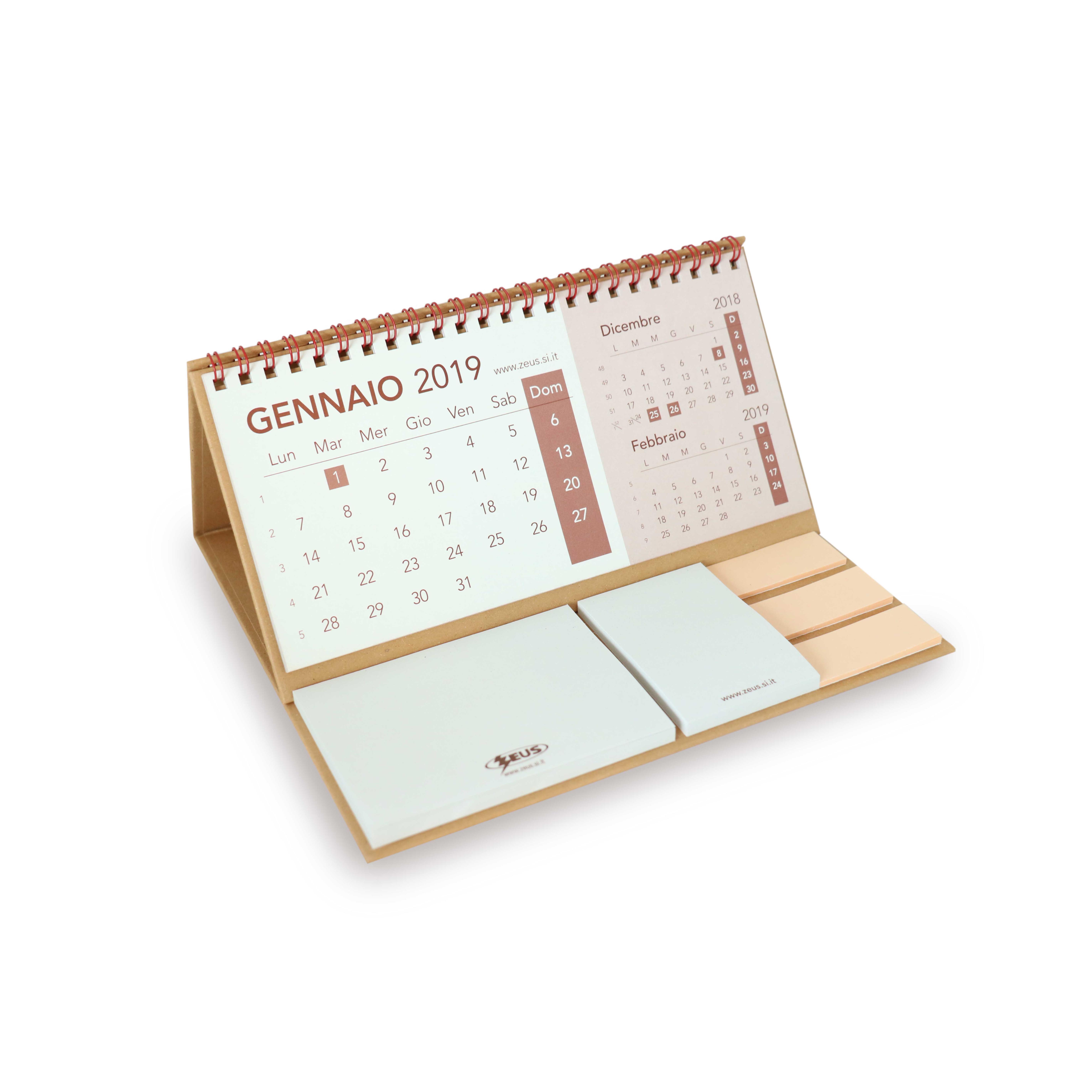 Calendario da tavolo Ecologico - Stocchi Gadget