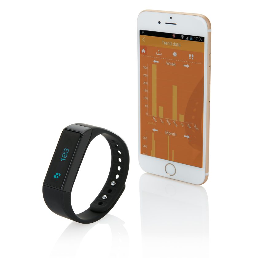 Braccialetto per il fitness con touchscreen impermeabile