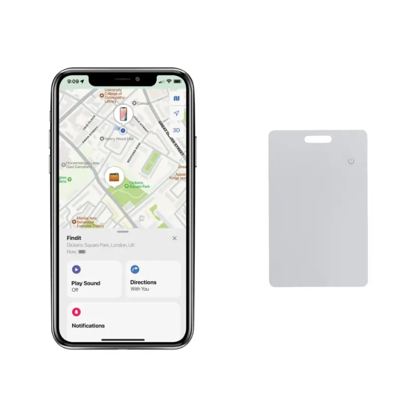 Localizzatore portafoglio ultrasottile Findit